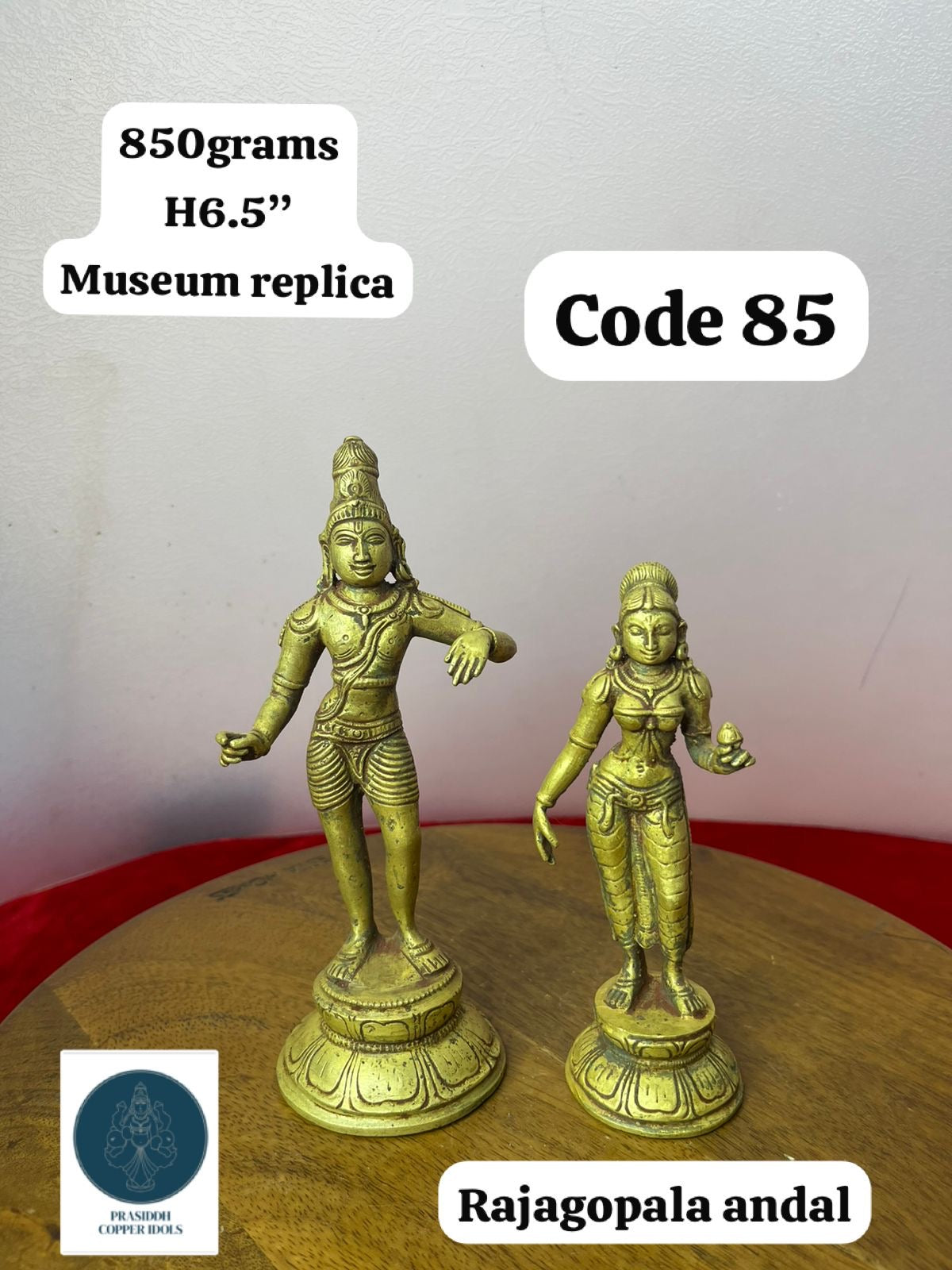 Rajgopal Andal - Prasiddh Idols Presents Panchaloha Made Museum Replica Idol