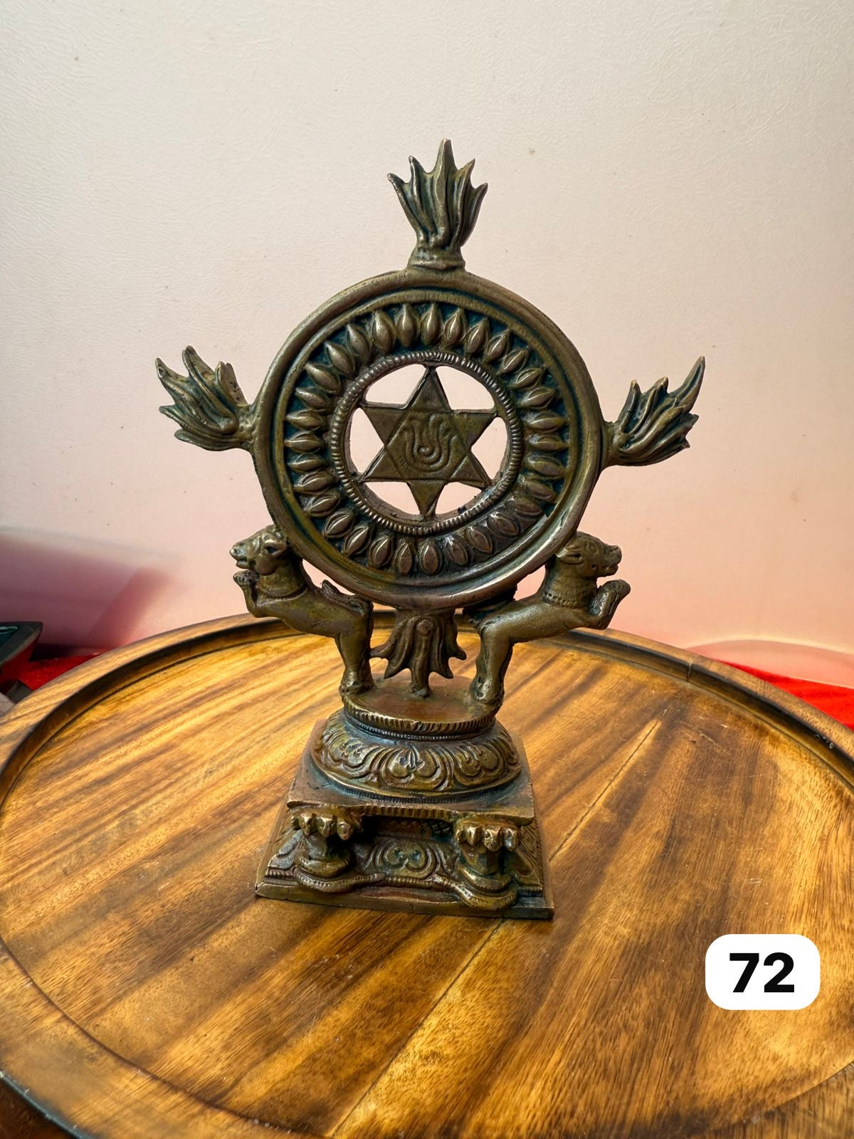Sudarshana chakra - museum replicated copper idol