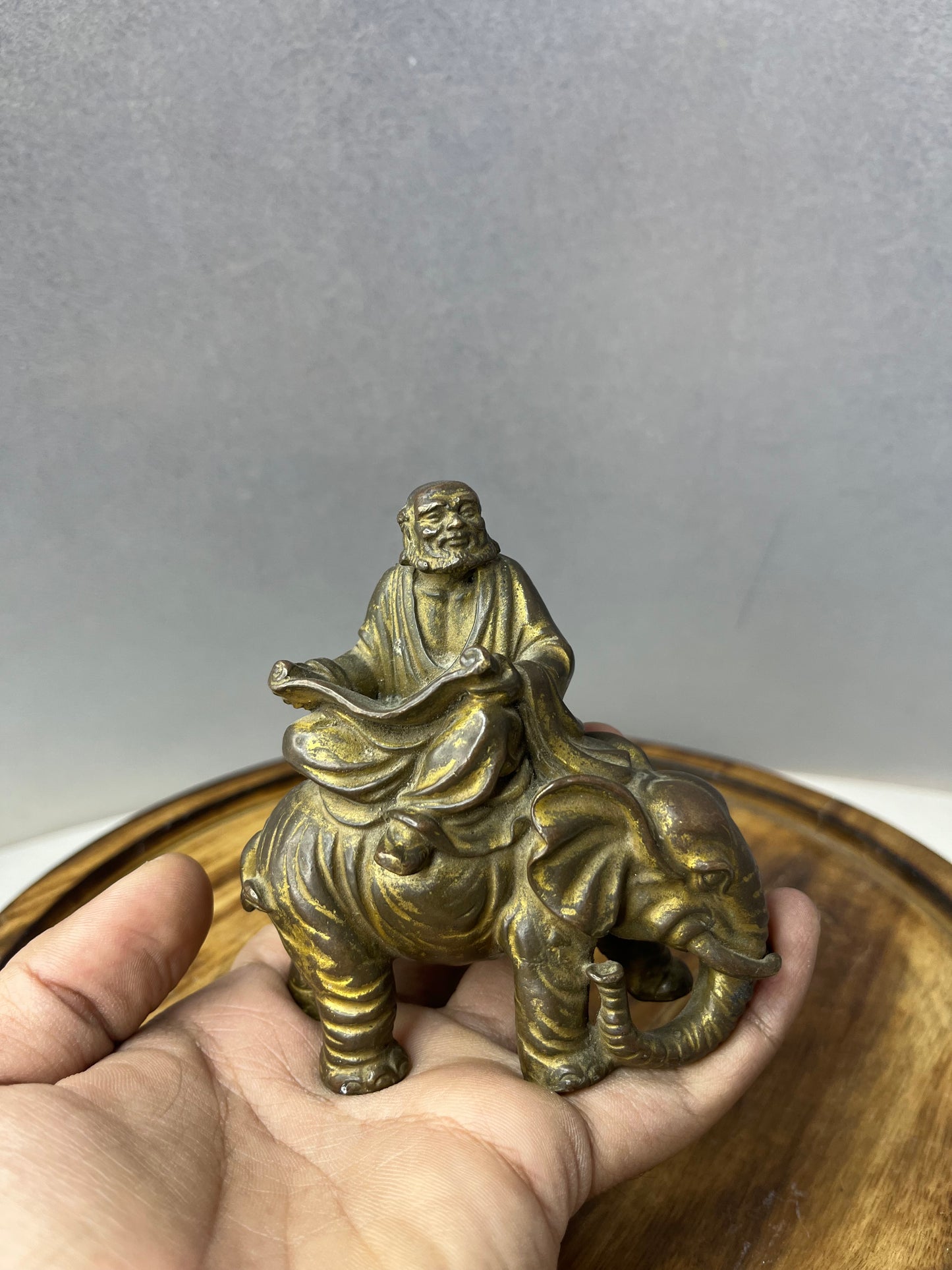 Vintage bronze cast Tibetan figurine