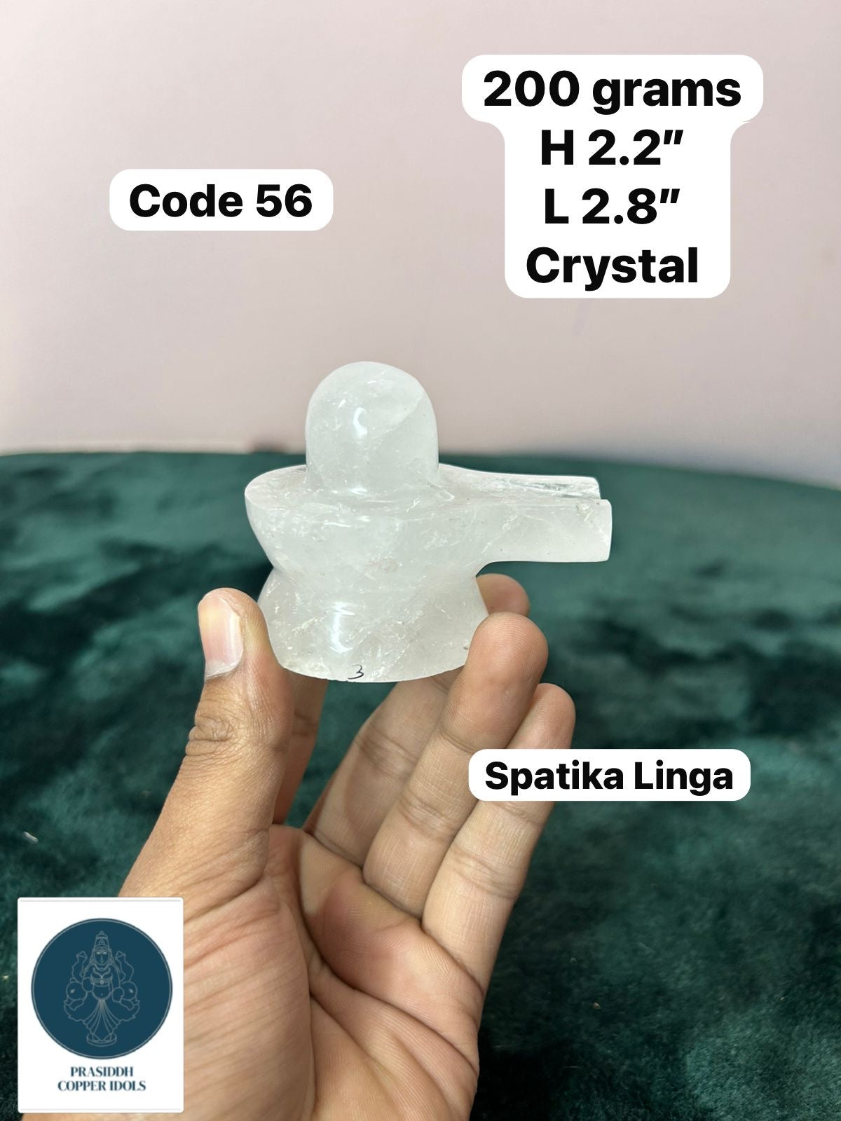 Spatika Linga - Prasiddh Idols Presents Crystal