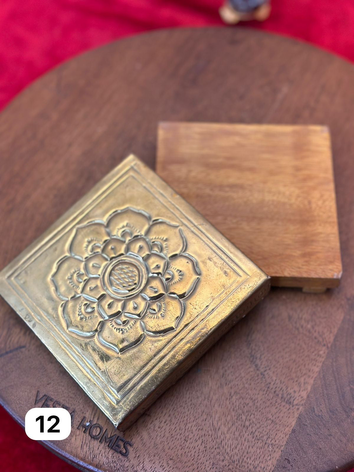 Brass Sheet Made Peeta/Chowki For Placing A God Idol