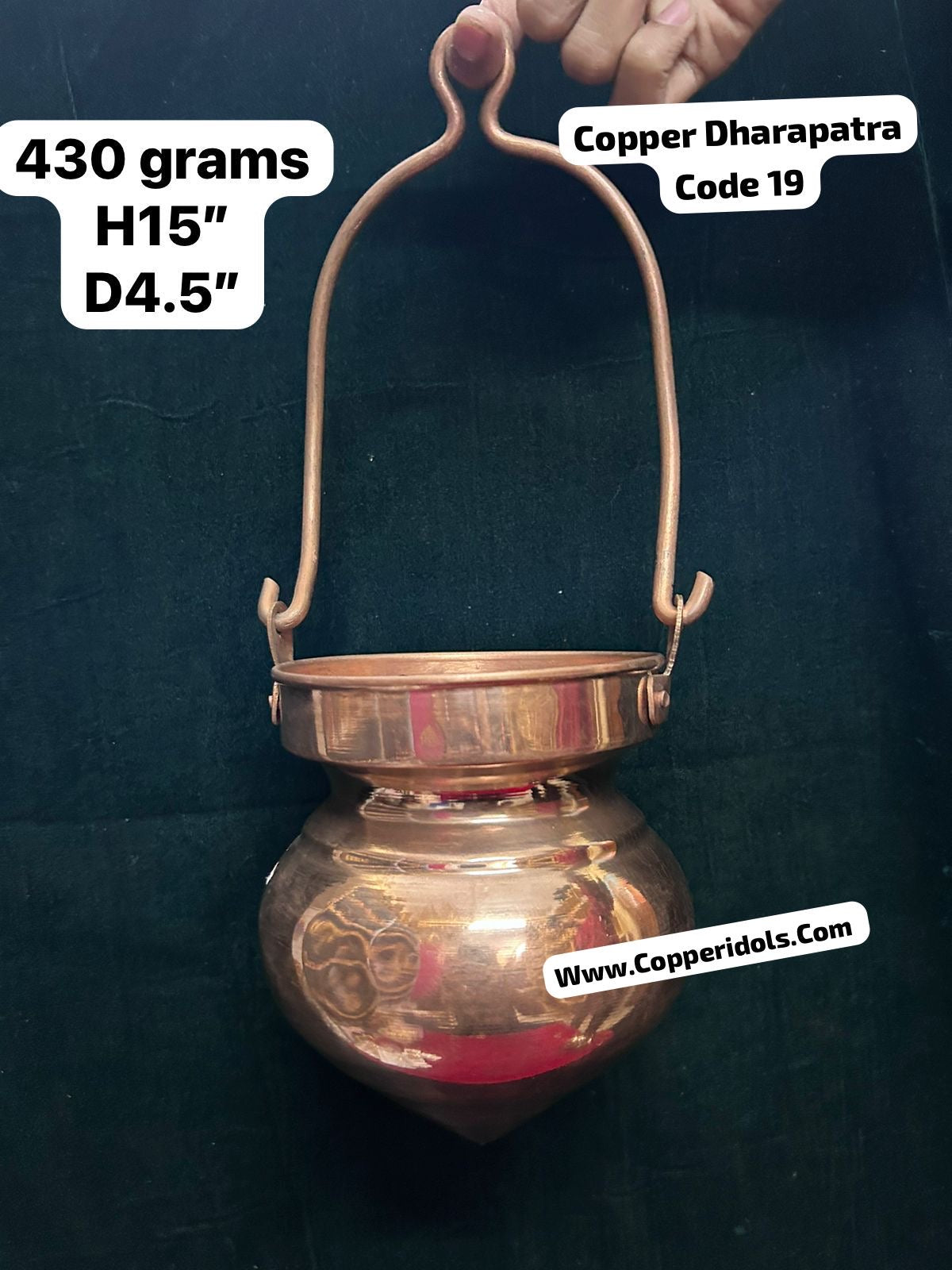 Dharapatra - Prasiddh Idols Presents Copper Patra