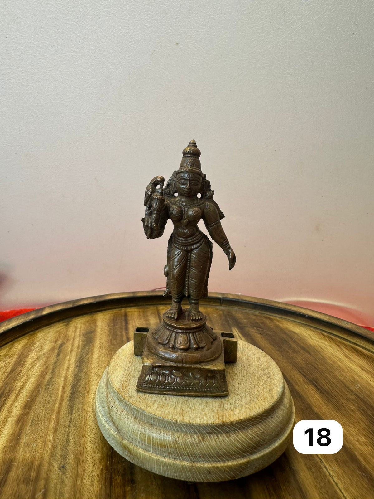 Meenakshi idol - copper idol museum replicated