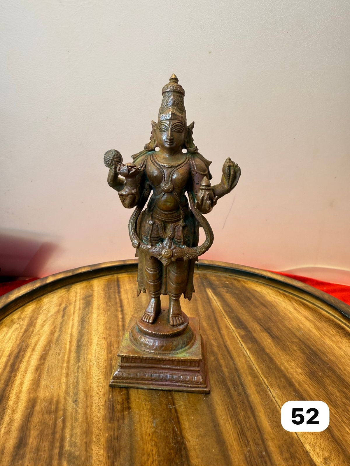 Narayana idol - museum replicated copper idol
