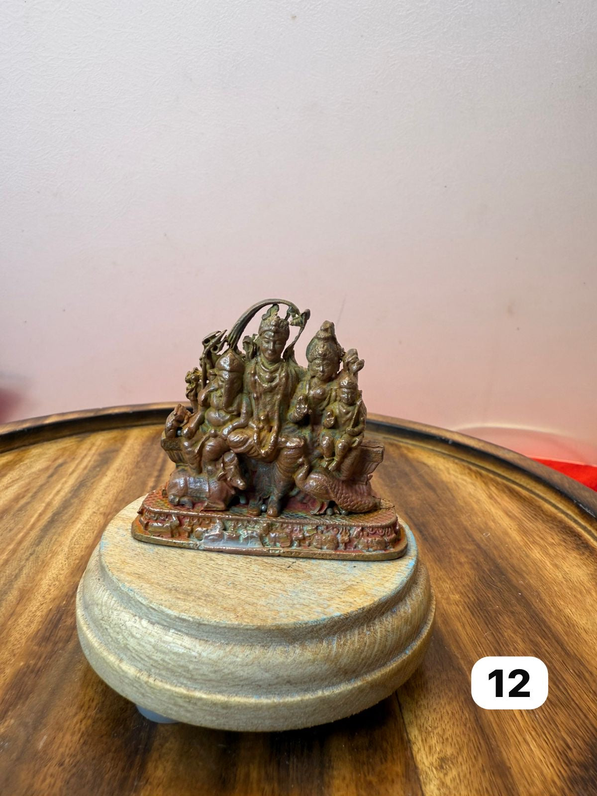 Shiva parivara - museum replicated copper idol