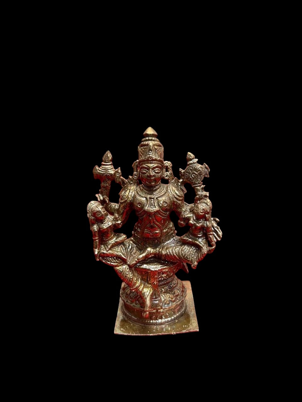 Narayana With Sridevi Bhudevi - Prasiddh Idols Presents Copper Idol