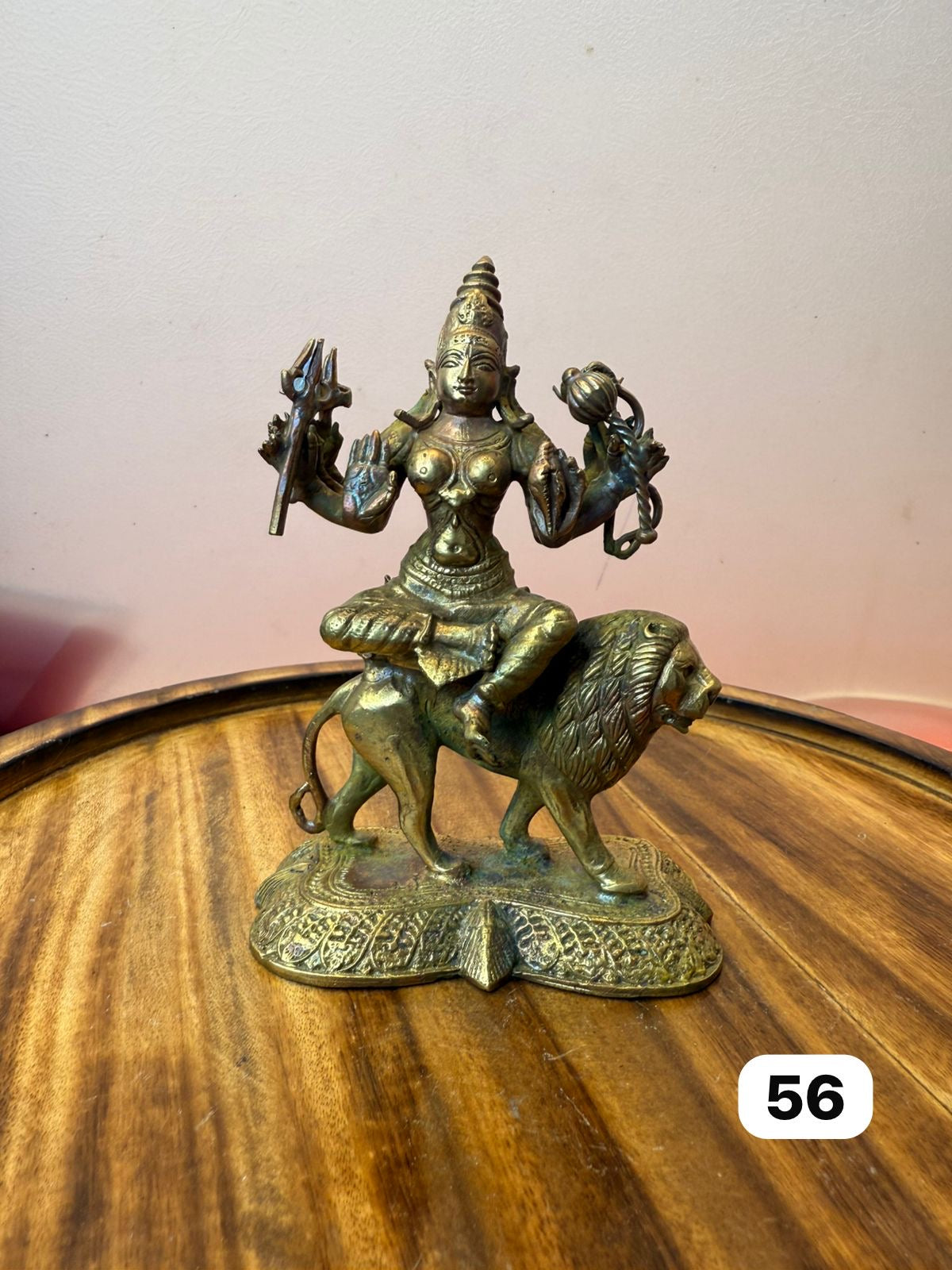 Durga Devi - museum replicated copper idol