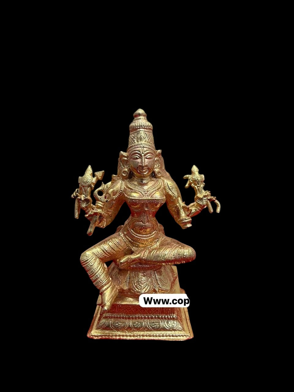 Mahasaraswati Devi - Prasiddh Idols Presents Panchaloha Idol (Custom Made)