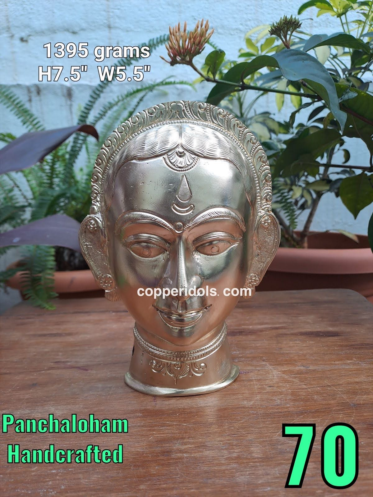 Gowri Muka - Prasiddh Idols Presents Panchaloha Handcrafted Idol