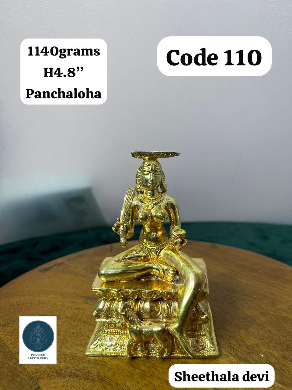 Sheetala Devi - Prasiddh Idols Presents Panchaloha Idol (Custom Made)
