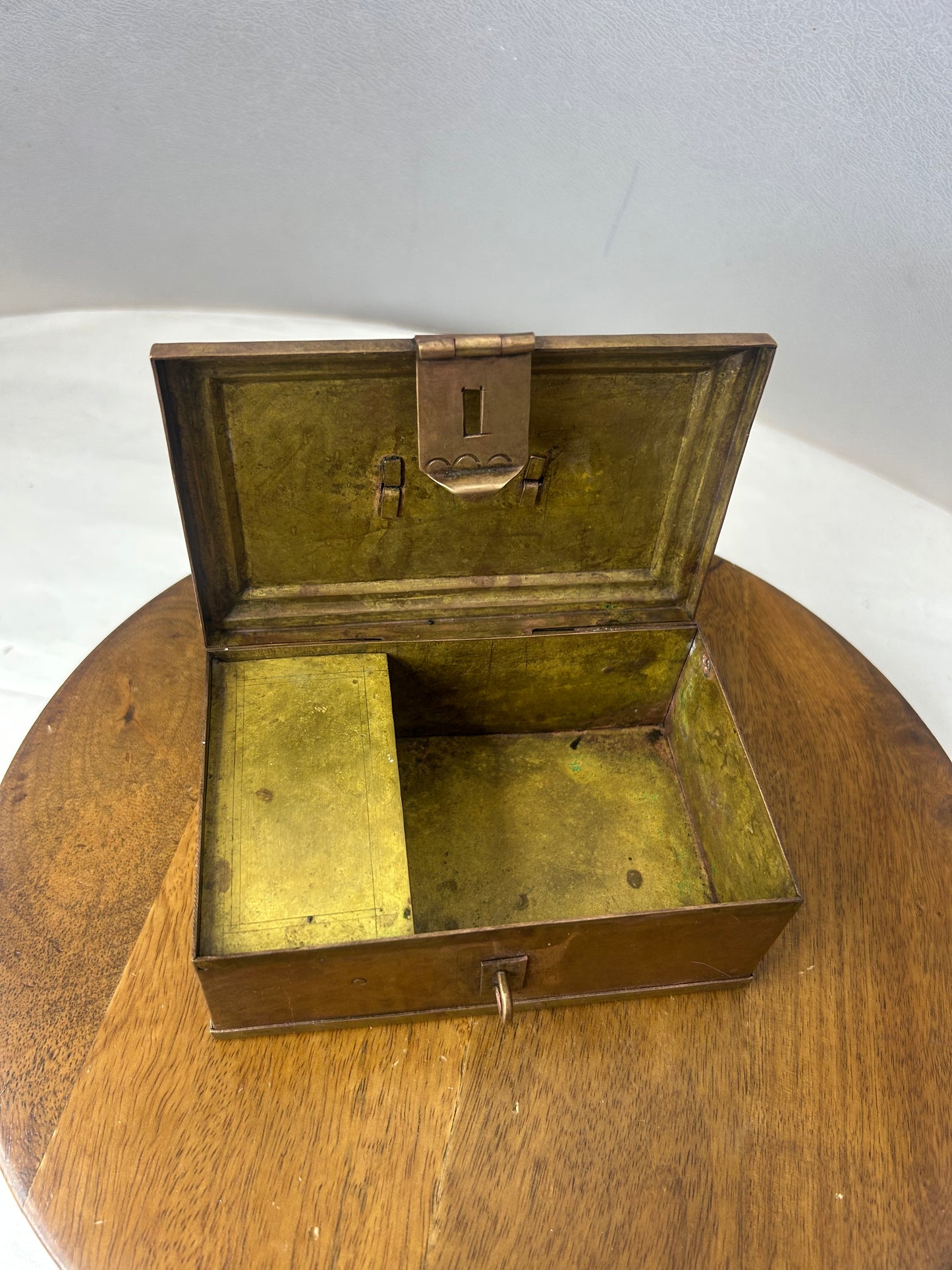 Vintage brass made paan box