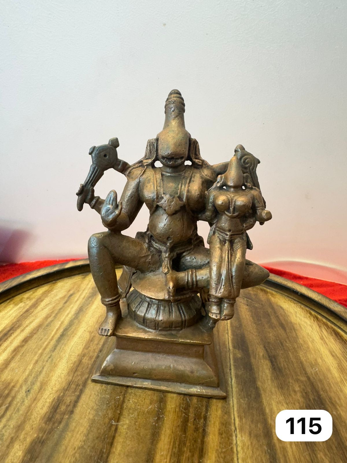 Lakshminarasimha swamy - museum replicated copper idol