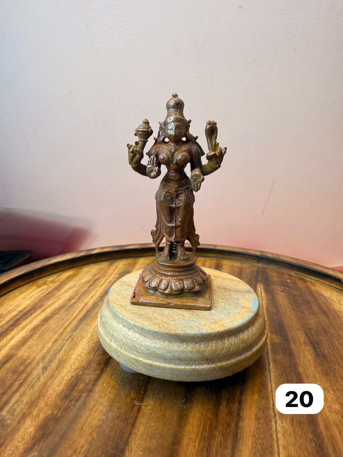 Bhuvaneshwari Devi - museum replicated copper idol