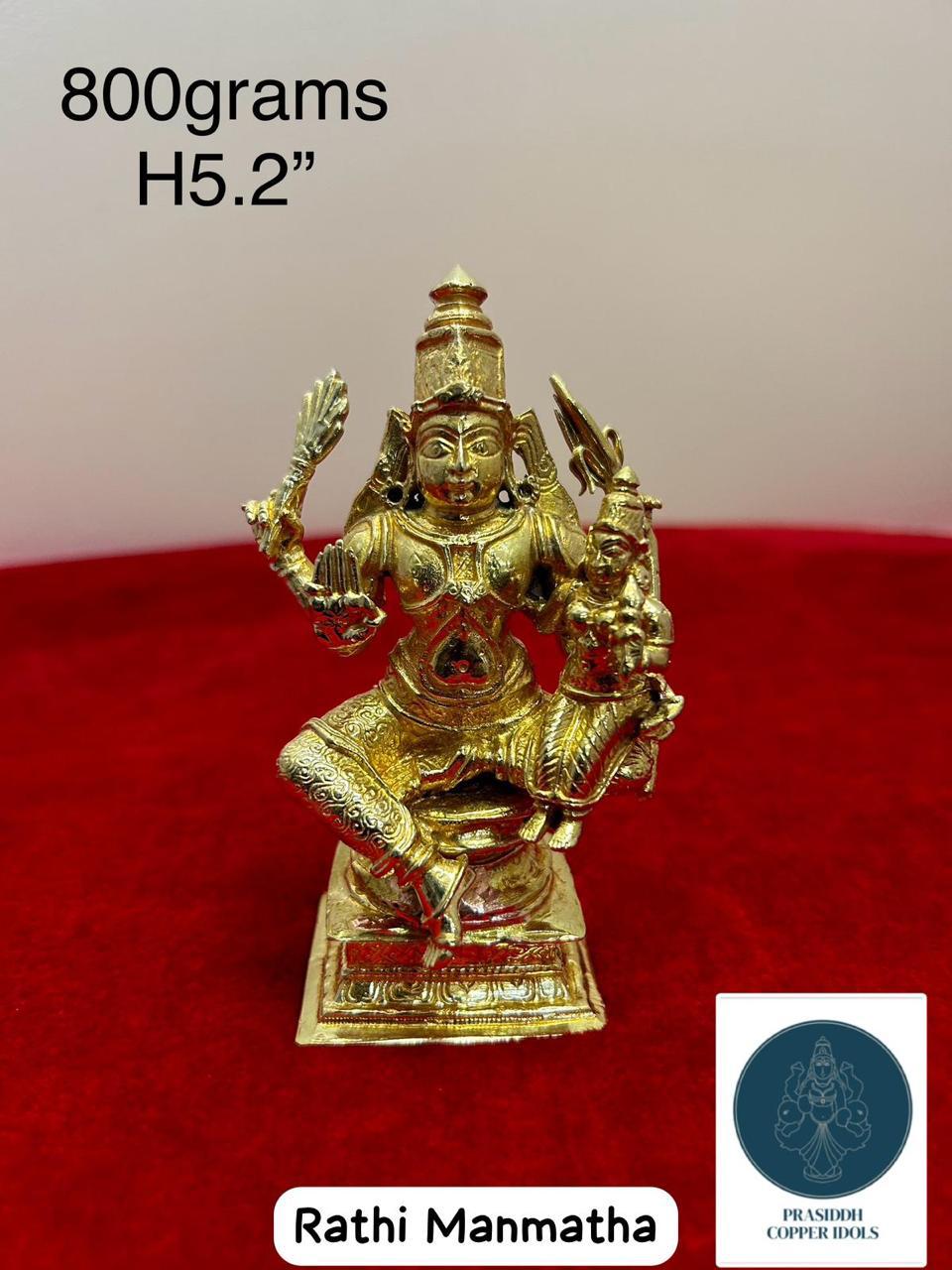 Rathi Manmatha - Prasiddh Idols Presents Panchaloha Idol (Museum Replica)