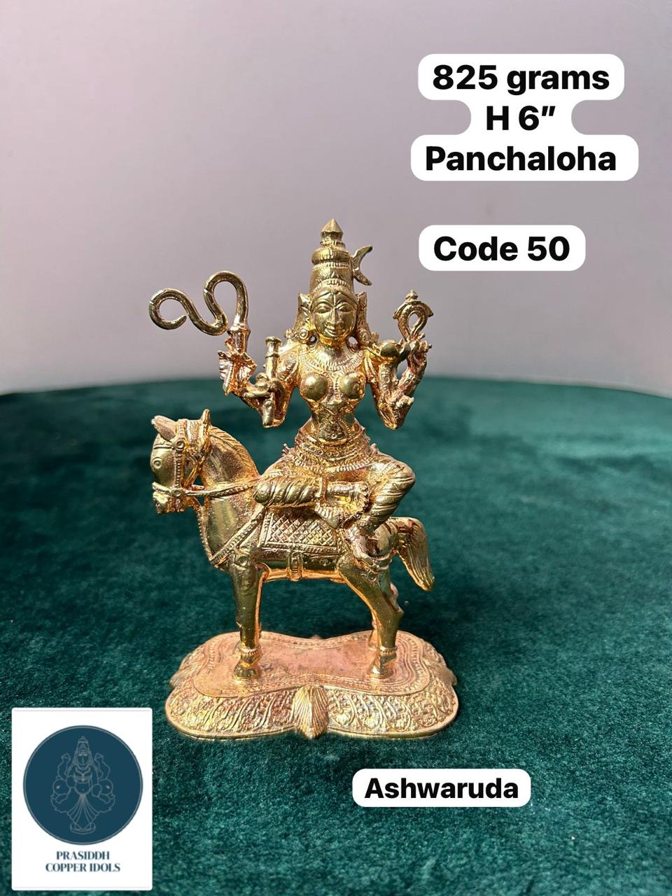 Ashwaruda- Prasiddh Idols Presents Panchaloha Idol (Custom Made)