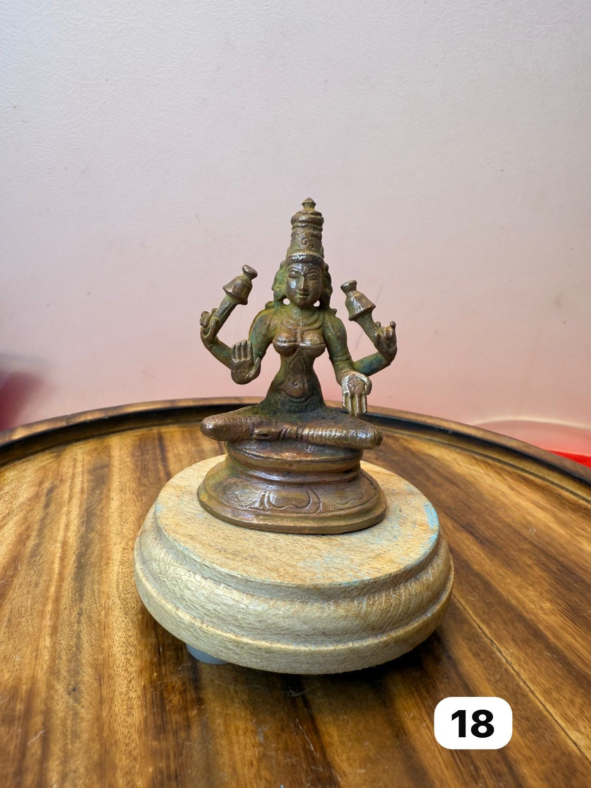 Mahalakshmi Devi - museum replicated copper idol