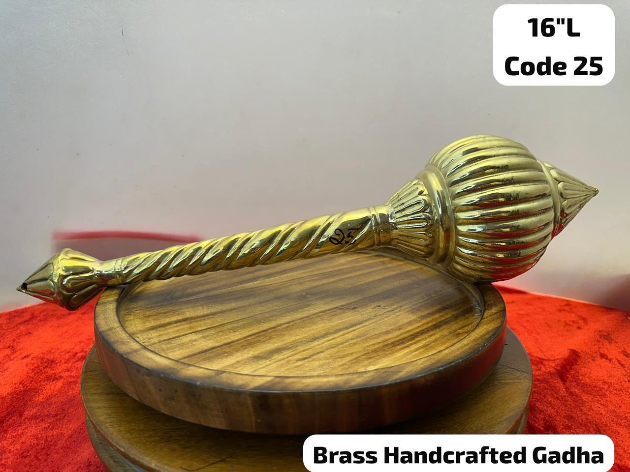 Brass Handcrafted Gadha/ Hanuman gadha