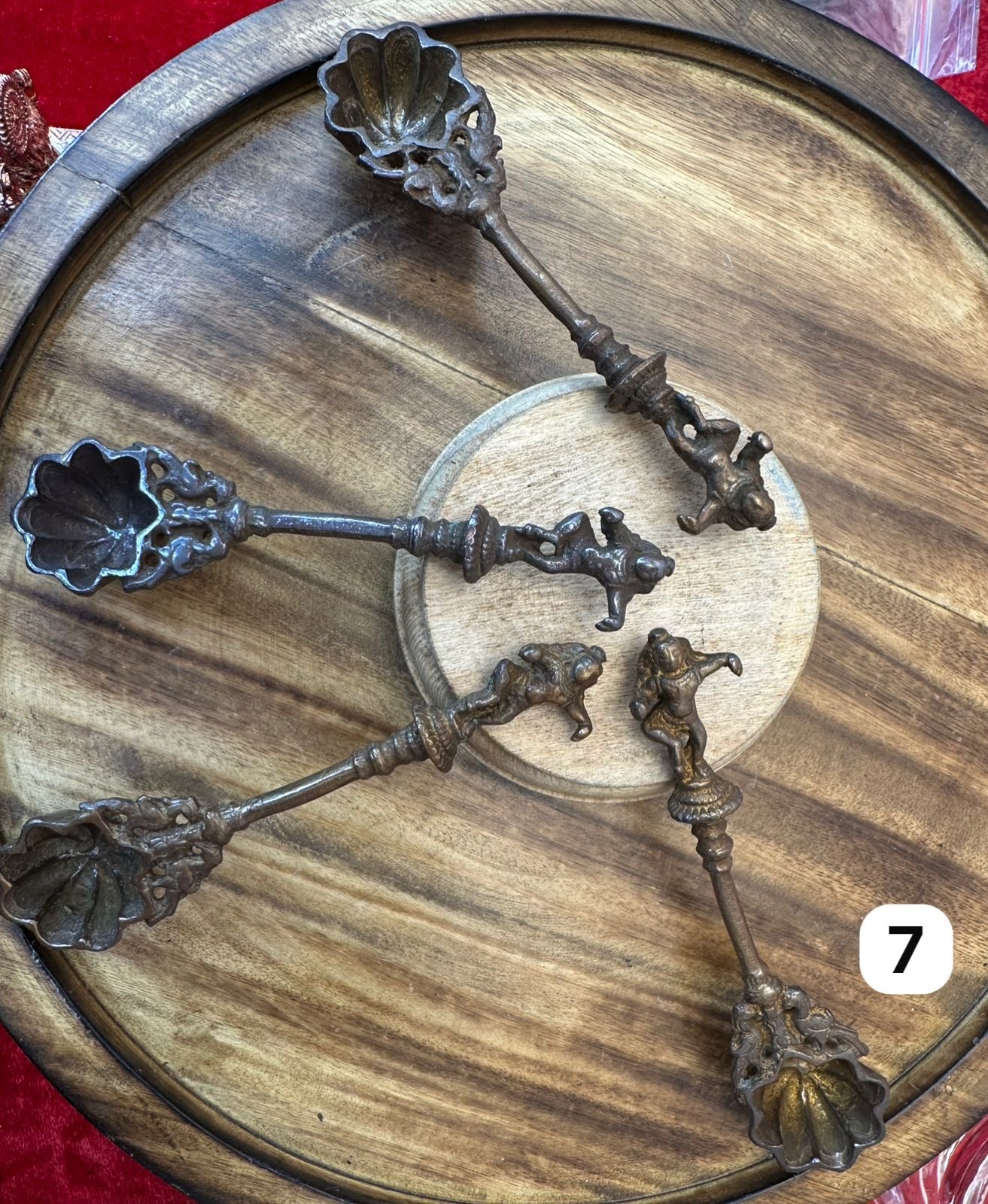 krishna uddarine / spoon - museum replicated copper idol