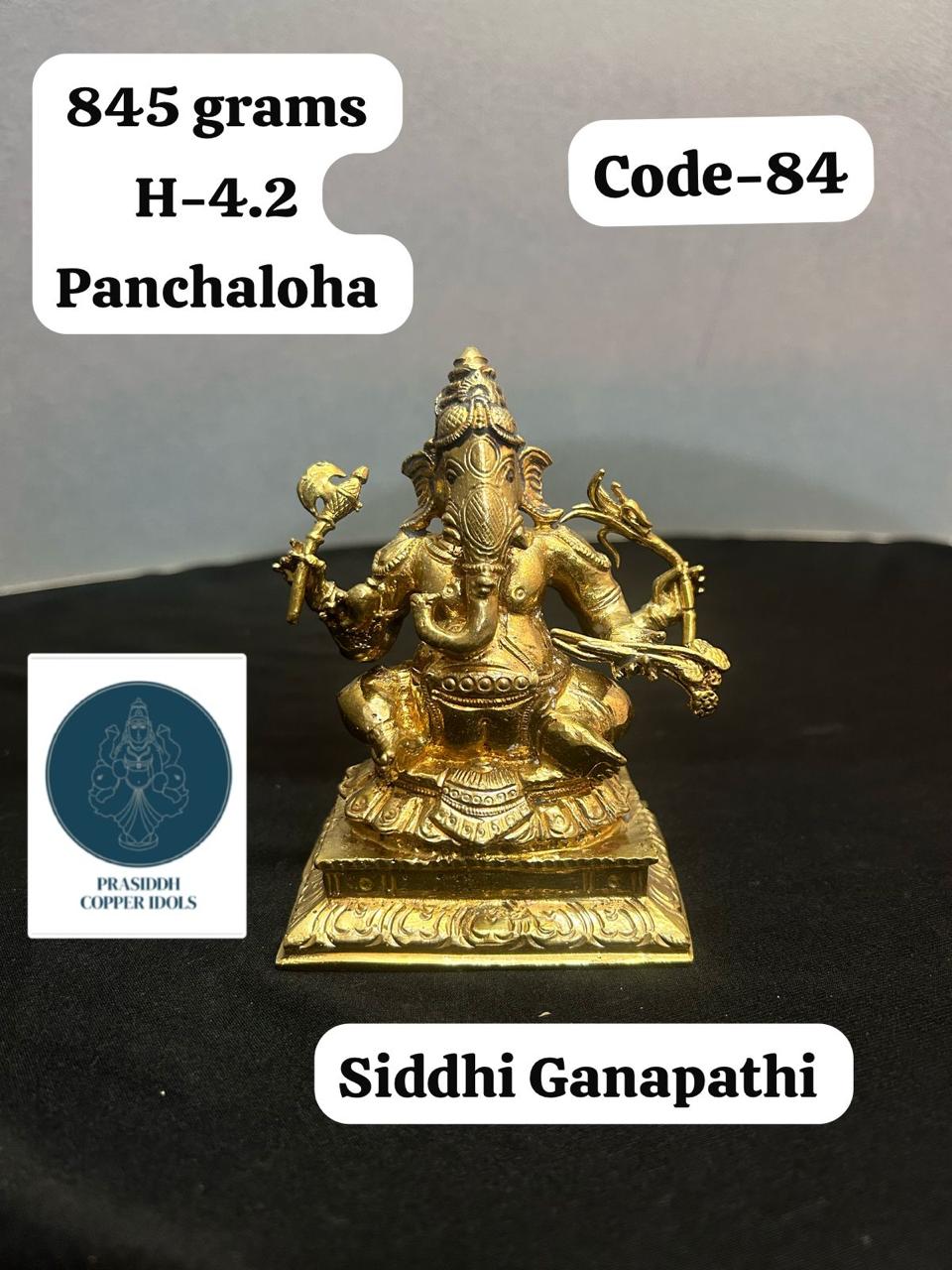 Siddhi Ganapathi- Prasiddh Idols Presents Panchaloha Idol (Custom Made)