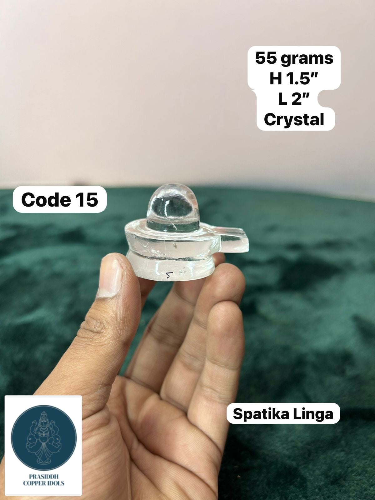 Spatika Linga - Prasiddh Idols Presents Crystal