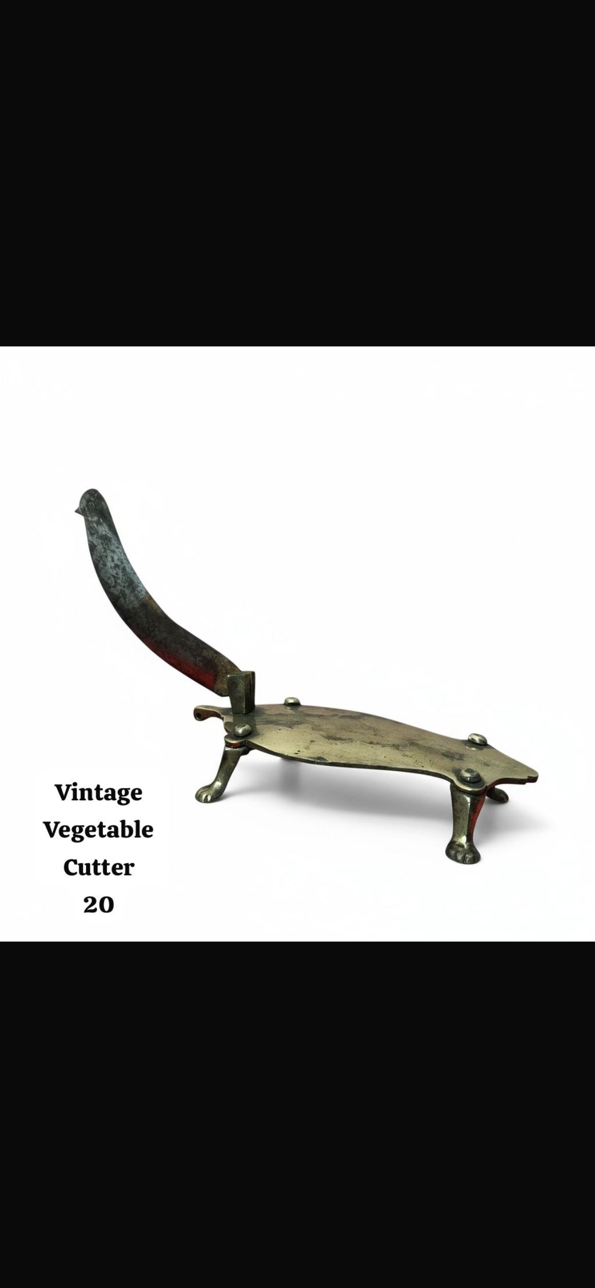 Vintage Brass made vegetable cutter.