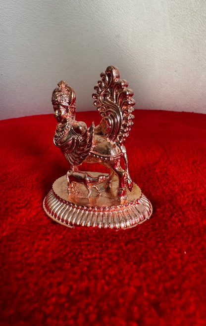 Kamadhenu idol - prasiddh idols presents copper idol
