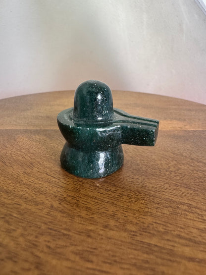 Green Aventurine Shivalinga- Prasiddh idols presents green aventurine idol