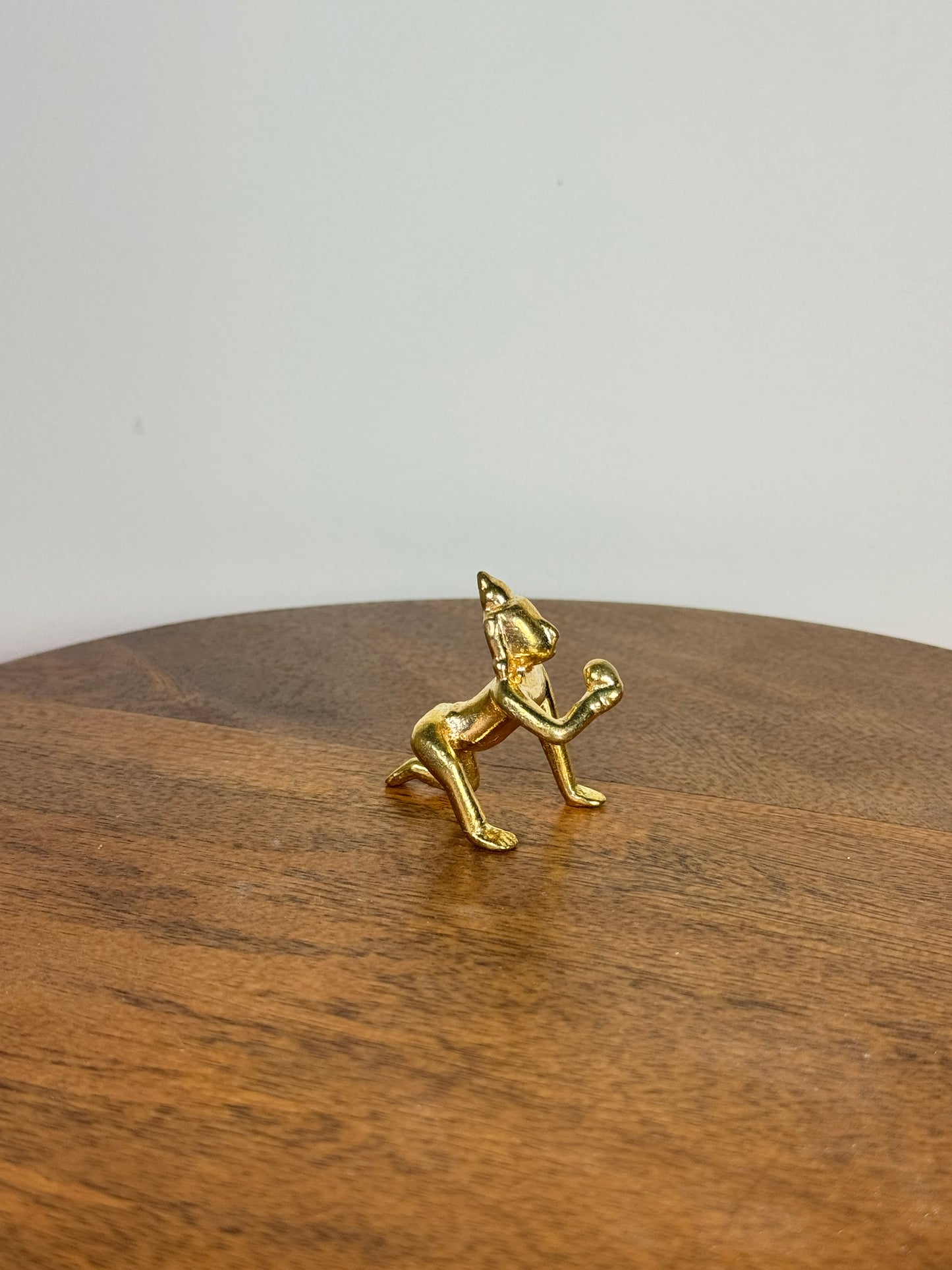 Crawling butter ball Krishna idol made of panchaloha