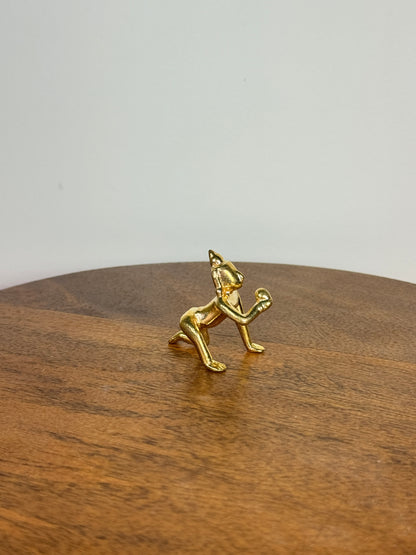 Crawling butter ball Krishna idol made of panchaloha