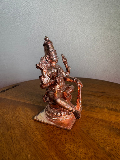Vishwaksena - Prasiddh idols present copper idol