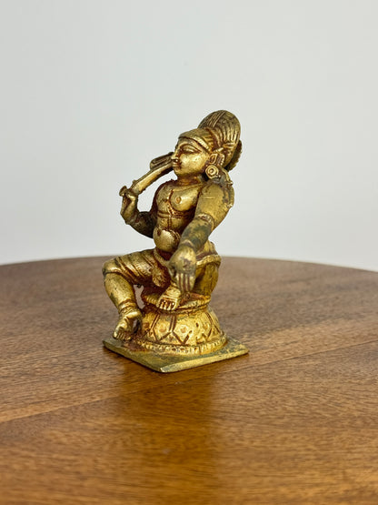 Ayyanar/shasta idol - museum replicated panchaloha idol