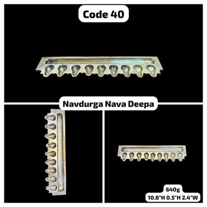 Navadurga Nava Deepa - Prasiddh Idols Presents Panchaloha made Deepa