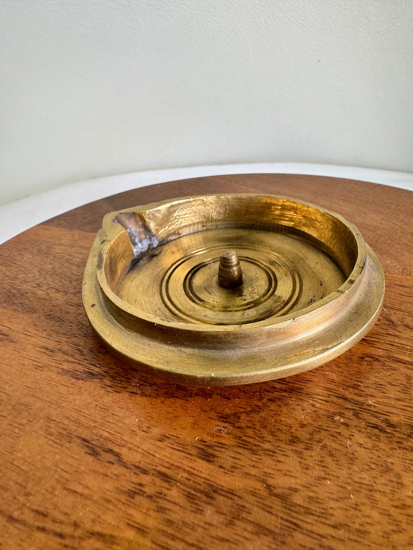 Tatte / Battalu Deepa/Deepam/Lamp - Prasiddh Idols Presents Panchaloha handcrafted plate lamp