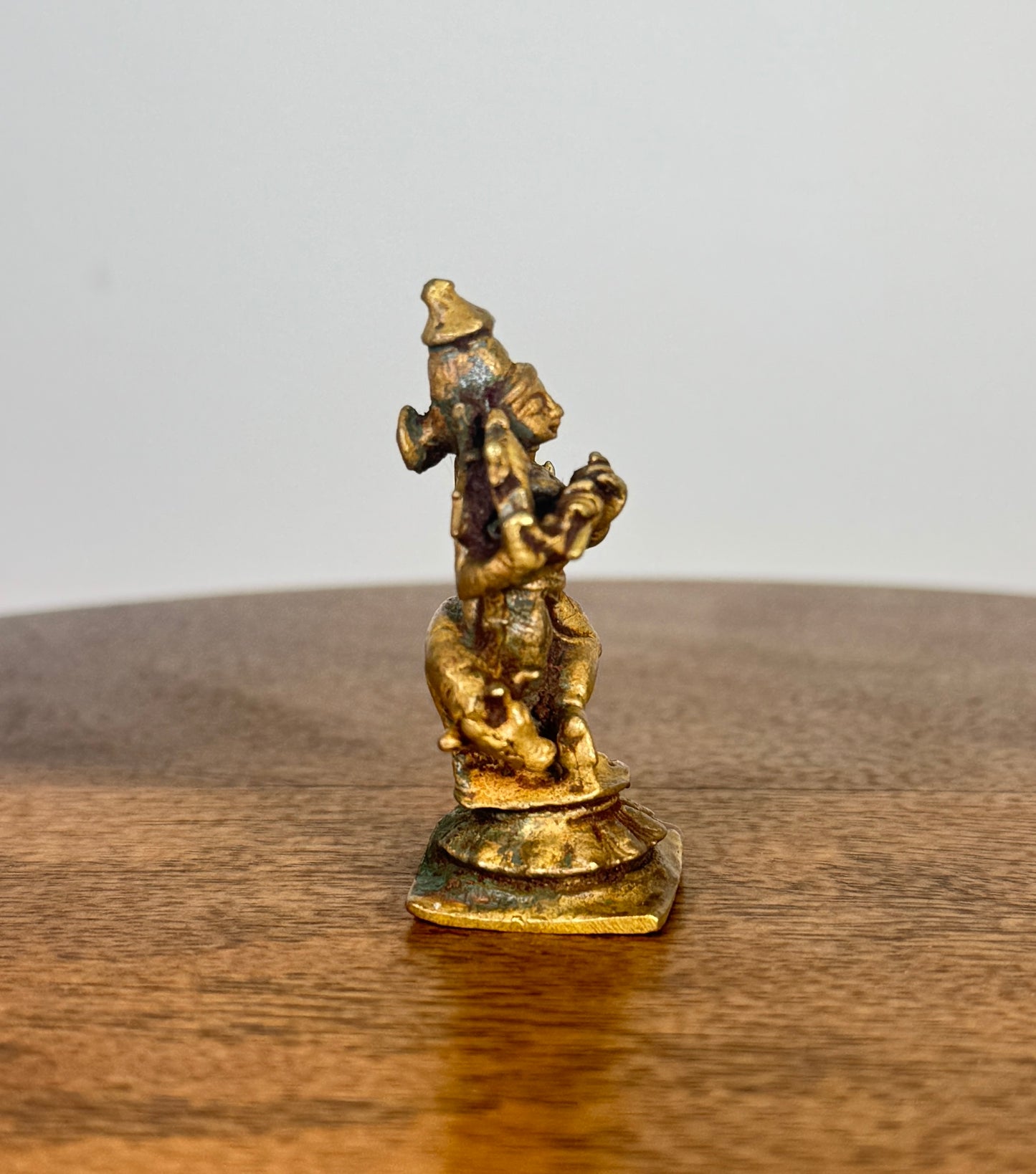 Miniature venugopala krishna - museum replicated panchaloha idol