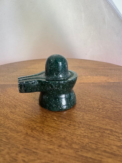 Green Aventurine Shivalinga- Prasiddh idols presents green aventurine idol
