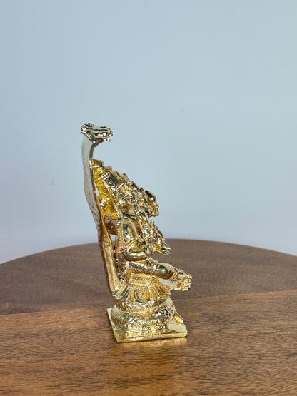 Lakshmi Narasimha swamy idol made of panchaloha