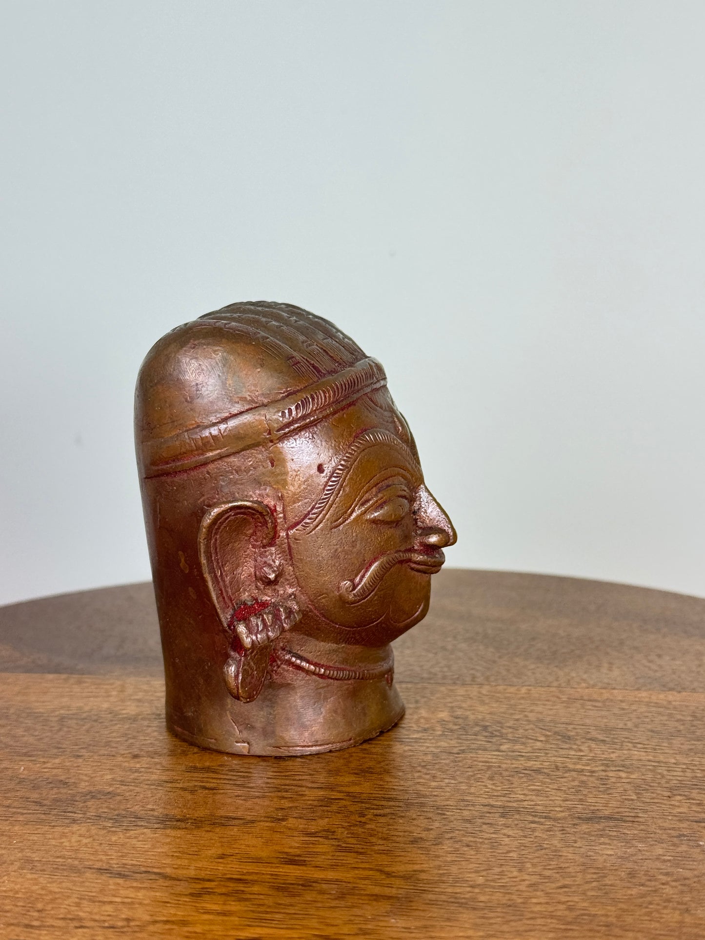 Mukhalinga - Museum replicated copper idol
