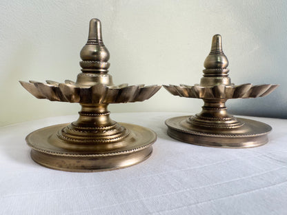 Shodasha deepam/16 Lamps/Deepam/Lamp - Prasiddh Idols Presents Panchaloha handcrafted shodasha lamp