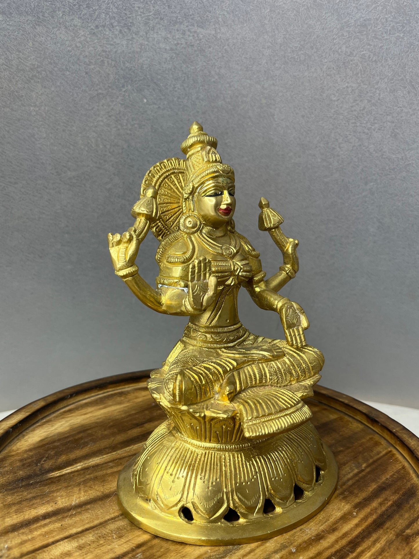Brass made Lakshmi idol