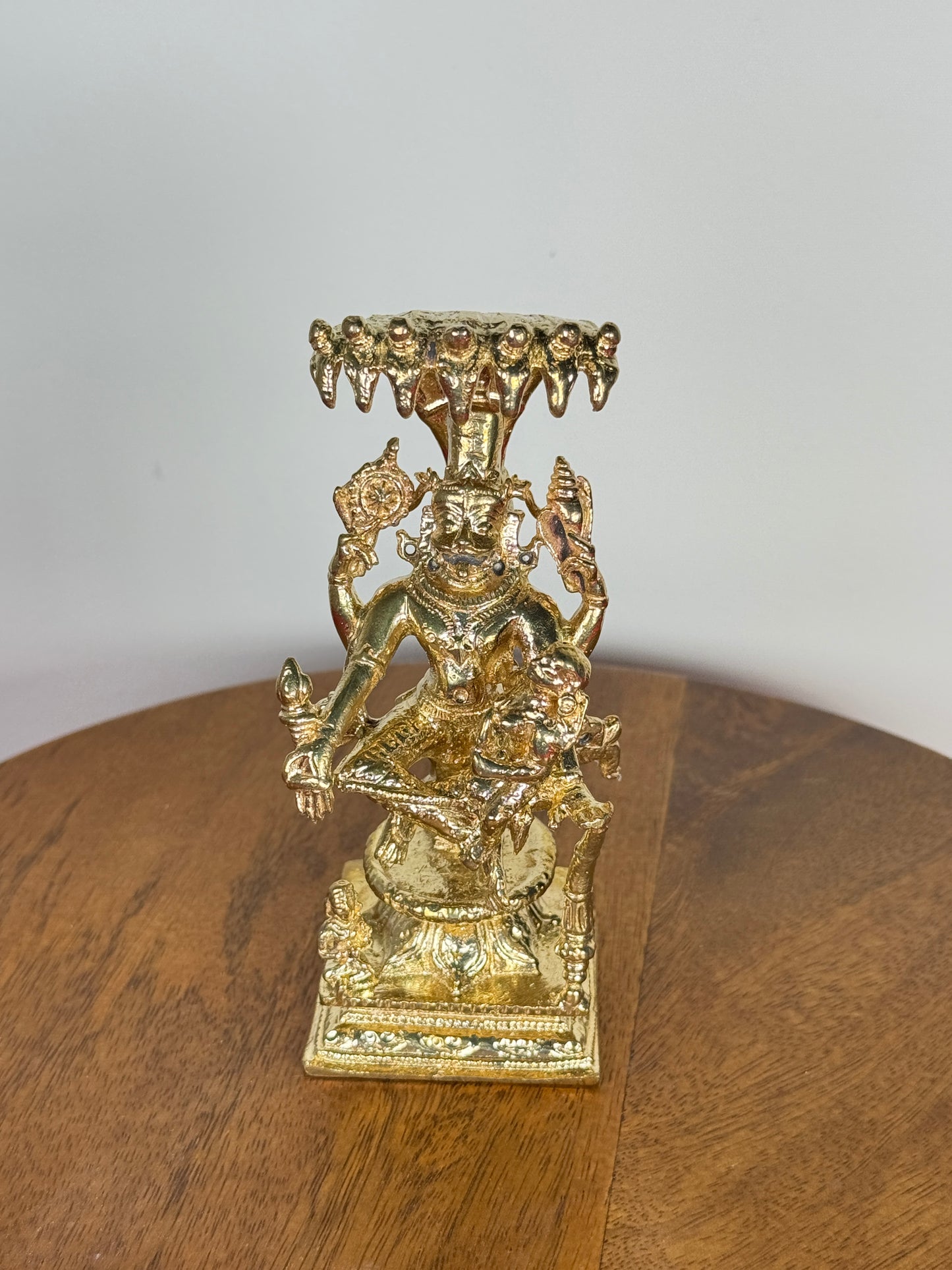 Yoga Lakshmi Narasimha Swamy idol made of panchaloha