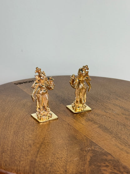 Andal / Godha Devi idol made of panchaloha