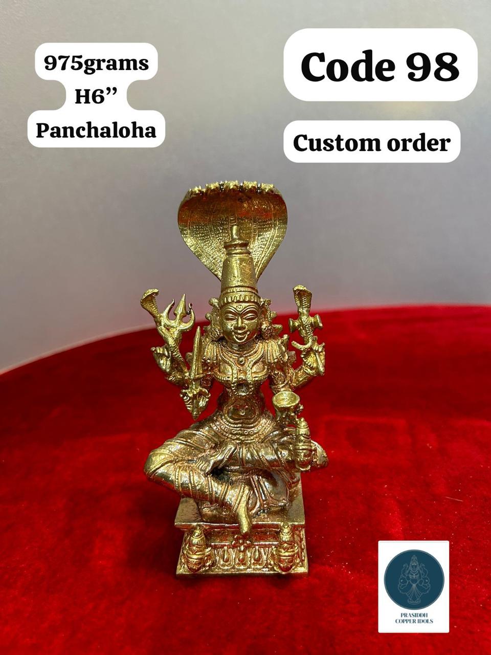 Chamunda Devi - Prasiddh Idols Presents Panchaloha Idol (Custom Made)