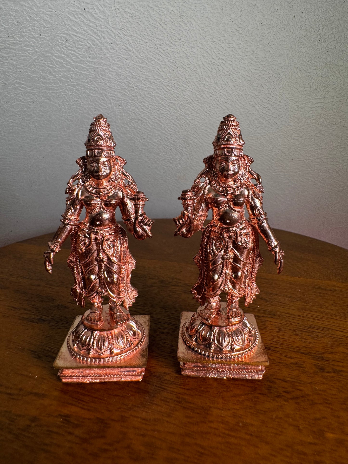 Srinivasa Parivar- Prasiddh idols present copper idol