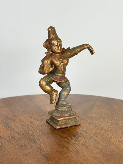 Naratana Krishna - Museum replicated copper idol