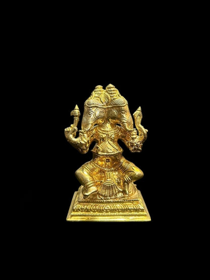 Dvimukha Ganapathi - Prasiddh Idols Presents Panchaloha Idol (Custom Made)
