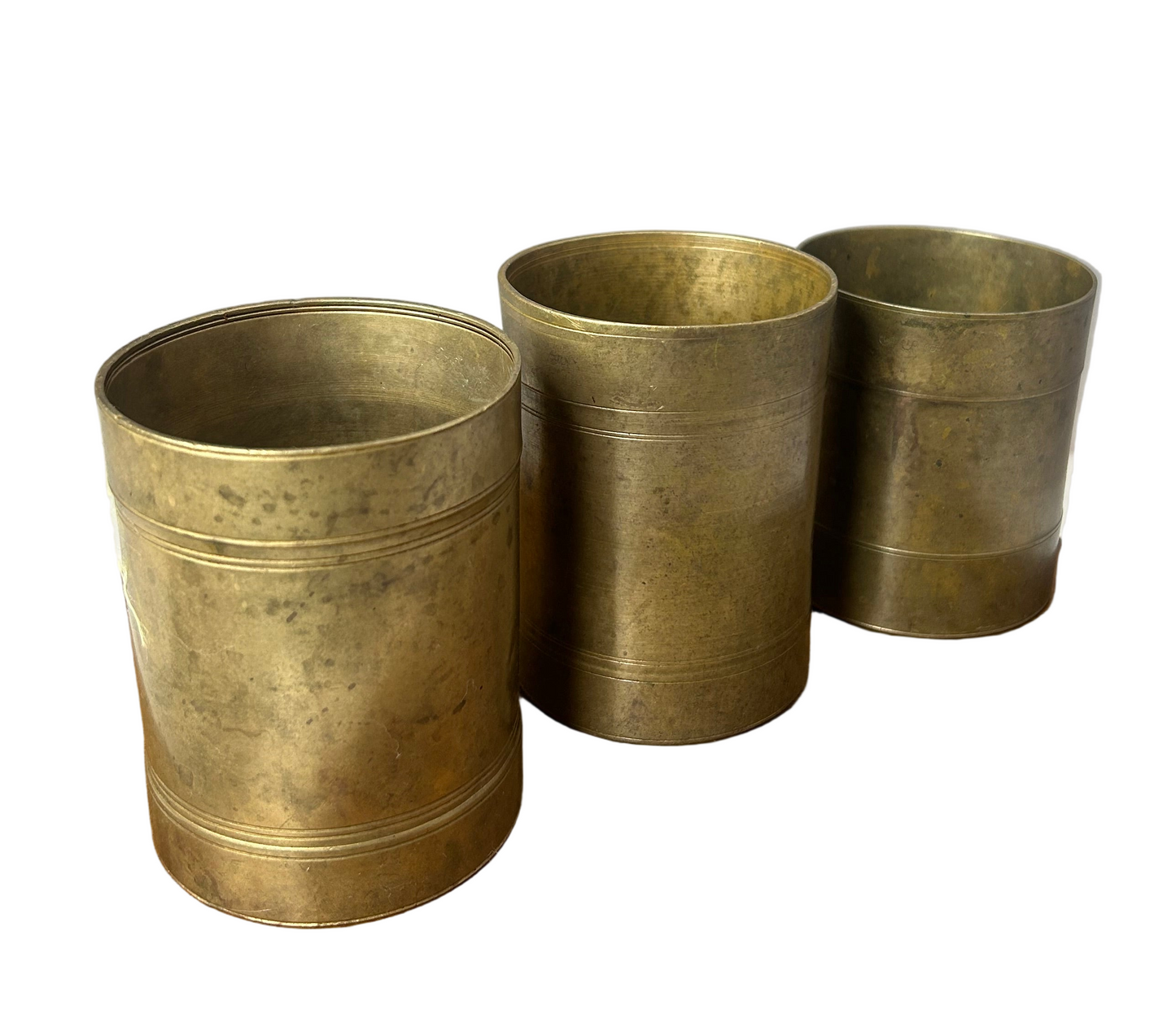 Vintage made measuring tumbler- set of 3