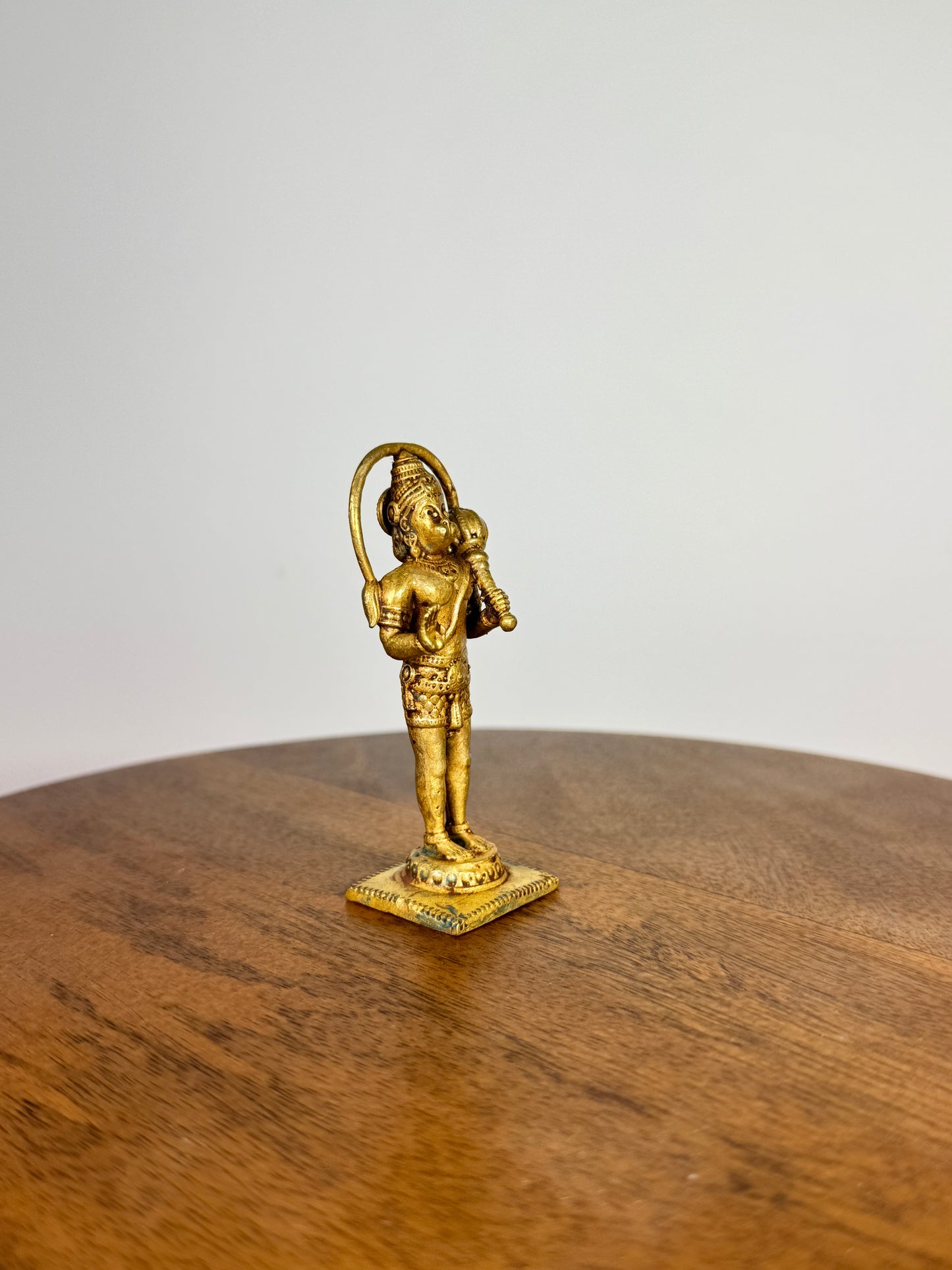 Standing Garuda Hanuman idols - Museum replicated panchaloha idols