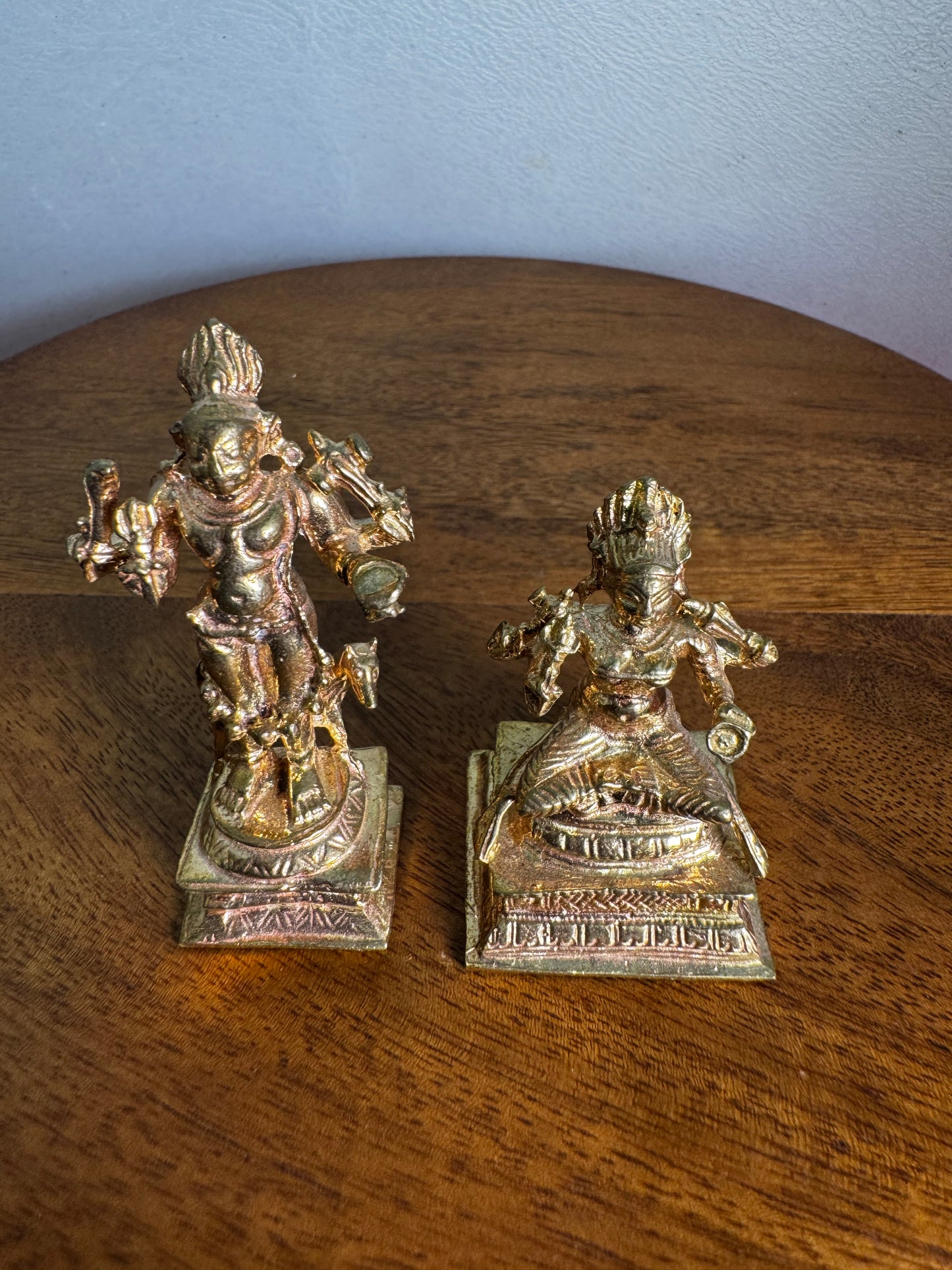 Bhairava and Bhairavi- prasiddh idols presents Panchaloha idol