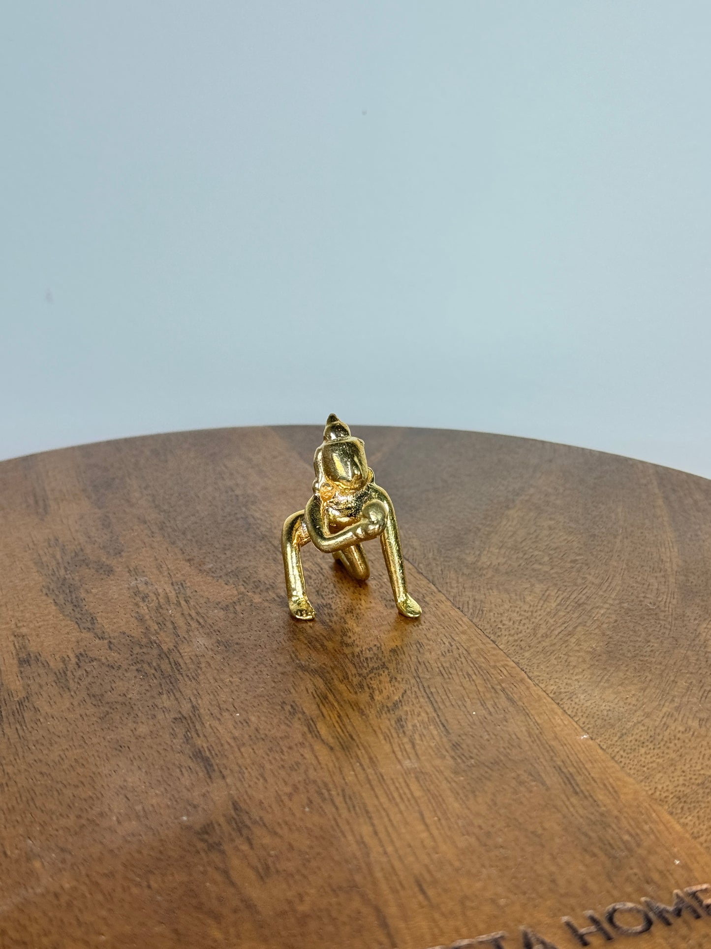 Crawling butter ball Krishna idol made of panchaloha