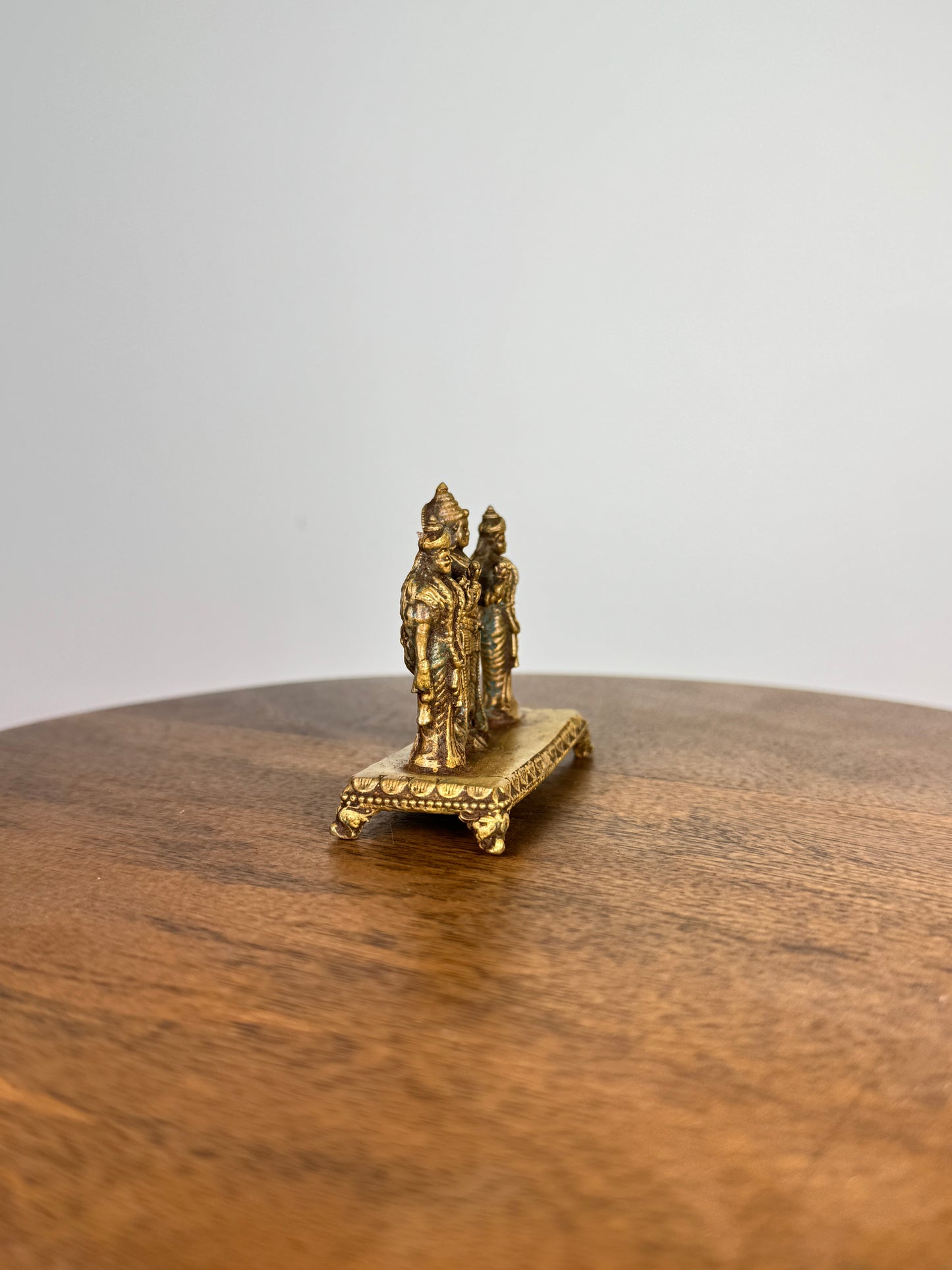 Suryanaraya with wives - museum Replicated panchaloha idol